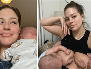 Model Ashley Graham shares why she decided to stop breastfeeding her twins at 5 months old.