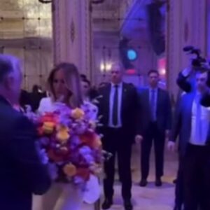 WATCH: Melania Trump Steals The Show At Mar-A-Lago, Walks In To ‘Pretty Woman’