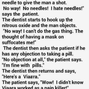 “Patient’s Fear of Needles Leads to Hilarious Dental Solution!”