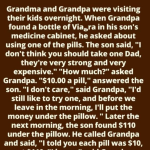 Grandma and Grandpa were visiting their kids overnight – LOL