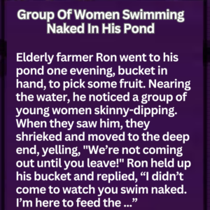 Elderly farmer Ron went to his pond one evening – LOL