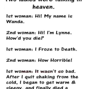 When Two Women were talking about How They Died? – Here’s What They Had To Say LOL