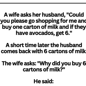 “Wife Sends Husband to the Store for Milk” – LOL