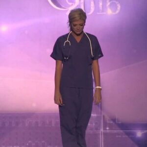 (VIDEO) Miss America Contestant Steps Onstage In Nursing Scrubs. But When ….