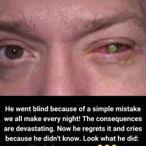 He lost his sight as a result of a nightly blunder we all commit!