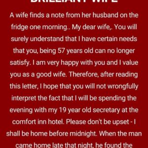 BRILLIANT WIFE!! (FUNNY STORY)