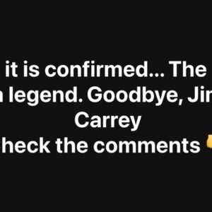 The announced of Jim Carrey ret….