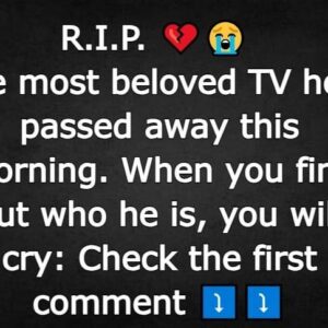 The most beloved television host passed away this morning..