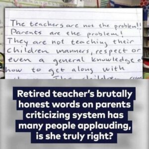 Elderly teacher’s letter is hailed by thousands – do you agree?