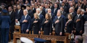 Kamala Harris Shares Photo Of Carter Funeral, Sparks Outrage After People Notice Small Detail