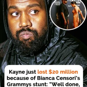 Kanye West loses M after Bianca Censori’s Grammys stunt