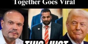 Viral image featuring Dan Bongino and Kash Patel sweeps the internet.