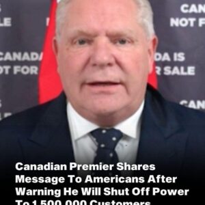A Canadian Premier Sends A Message To Americans Following His Warning That He Will Cut Off Power To 1,500,000 Customers A Canadian Premier Sends A Message To Americans Following His Warning That He Will Cut Off Power To 1,500,000 Customers