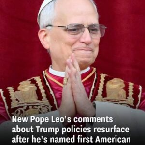 Following his historic election as the first American pope Following his historic election as the first American pope