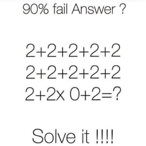 90% Fail to Answer This Correctly! 90% Fail to Answer This Correctly!