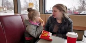 I stopped by McDonald’s for a quick meal and overheard a mom talking to her little girl