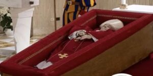 Photo Of Pope Francis In His Coffin Turns Heads After People Spot Small Detail